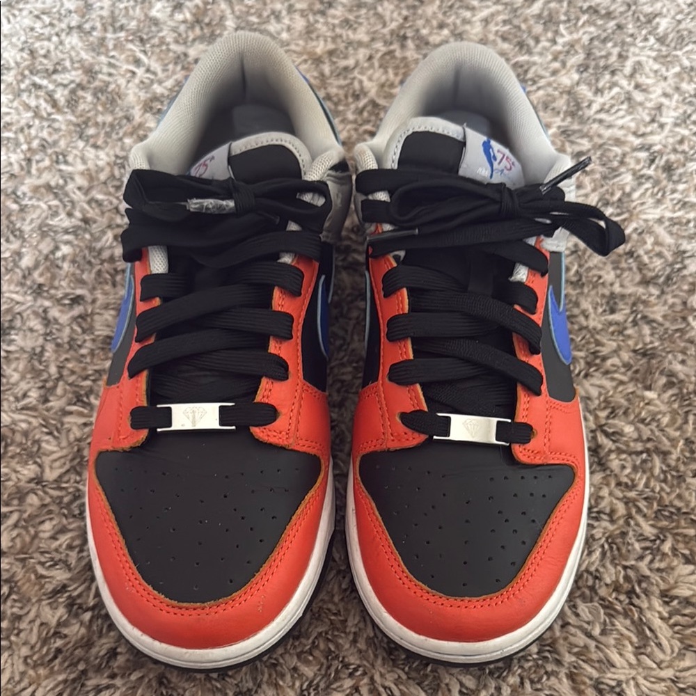 Nike Orange and Black Sneakers